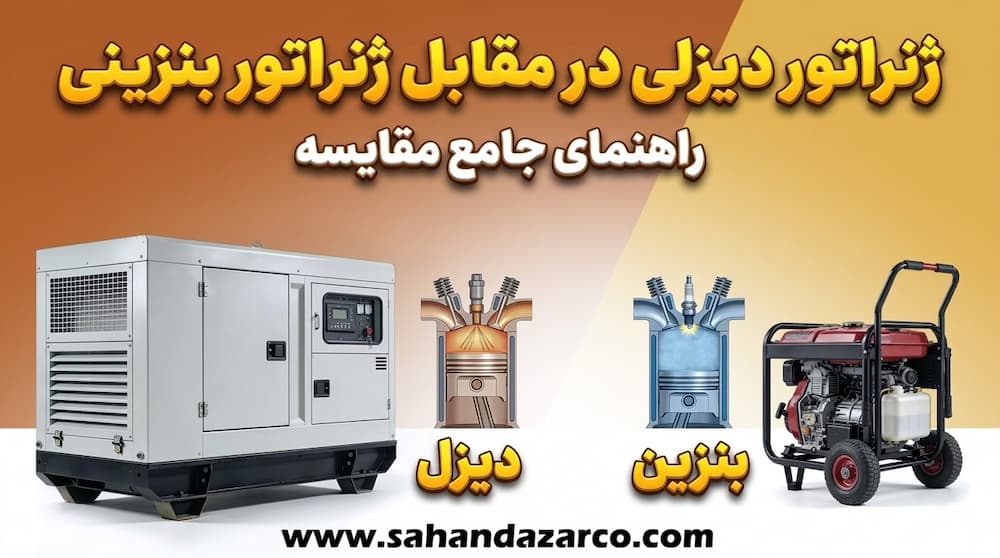 انواع موتور ژنراتور بر اساس نوع سوخت و راهنمای انتخاب خرید ژنراتور برق